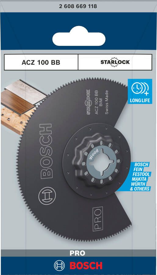 Bosch Accessoires PRO ACZ 100 BB multitoolzaagblad | 100 mm 2608669118