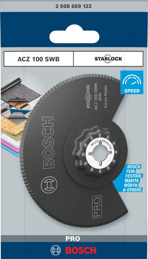 Bosch Accessoires PRO ACZ 100 SWB multitoolzaagblad | 100 mm 2608669123