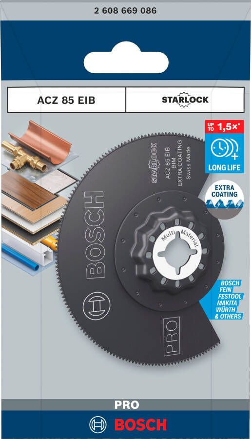 Bosch Accessoires PRO ACZ 85 EIB multitoolzaagblad | 85 mm 2608669086