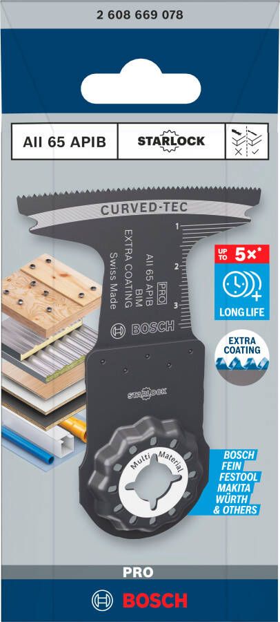 Bosch Accessoires PRO AII 65 APIB Multitool zaagblad | 65 x 40 mm 2608669078