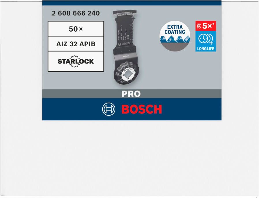 Bosch Accessoires PRO AIZ 32 APIB invalzaagblad | 32 x 50 mm | 50 stuks 2608666240