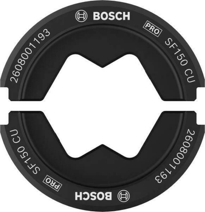 Bosch Accessoires PRO Crimping Die Krimpmatrijs | SF150 CU | 150 mm | koper 2608001193