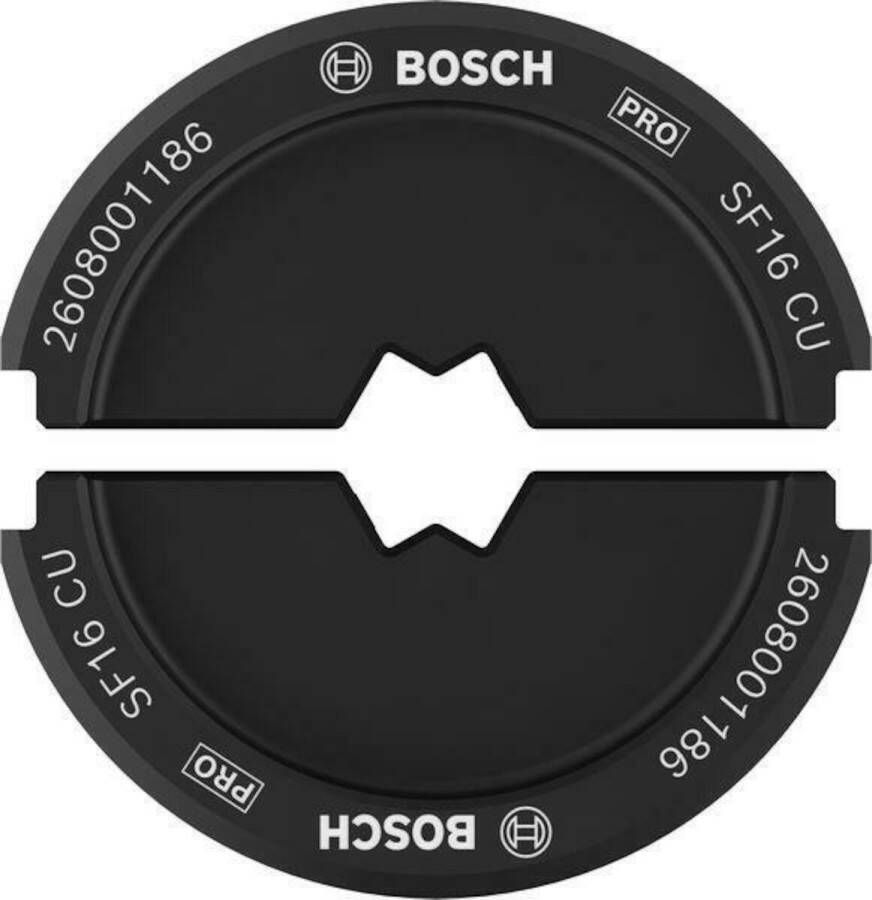 Bosch Accessoires PRO Crimping Die Krimpmatrijs | SF16 CU | 16 mm | koper 2608001186