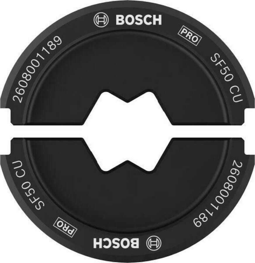 Bosch Accessoires PRO Crimping Die Krimpmatrijs | SF50 CU | 50 mm | koper 2608001189
