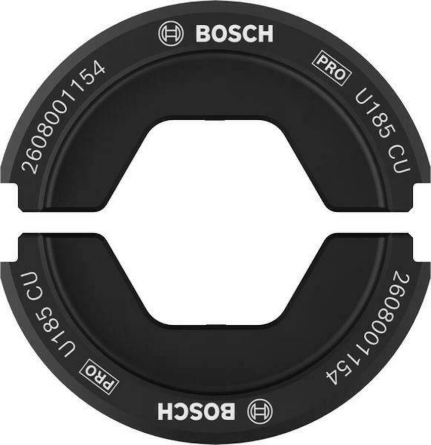 Bosch Accessoires PRO Crimping Die Krimpmatrijs | U185 CU | 185 mm | koper 2608001154