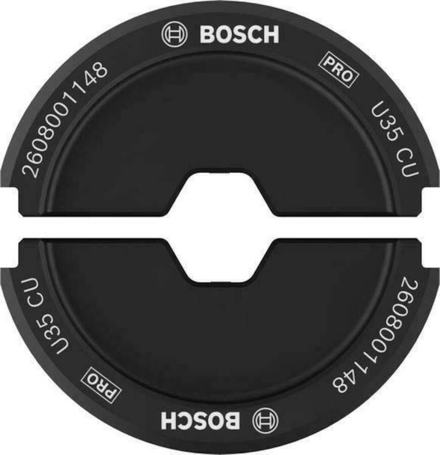 Bosch Accessoires PRO Crimping Die Krimpmatrijs | U35 CU | 35 mm | koper 2608001148