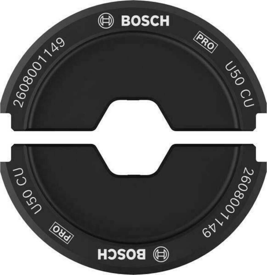 Bosch Accessoires PRO Crimping Die Krimpmatrijs | U50 CU | 50 mm | koper 2608001149