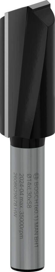 Bosch Accessoires PRO Groeffrees | twee groeven | Ø 14 x L 30 | schacht 8 mm 2608629678