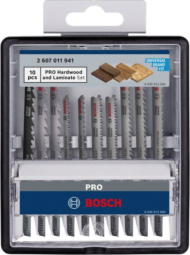 Bosch Accessoires PRO Hardwood and Laminate set | 83 mm | 10-delig 2607011941