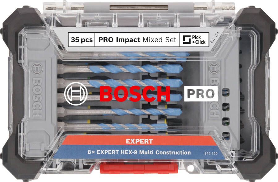 Bosch Accessoires PRO Impact gemengde set | 35 stuks 2608522518