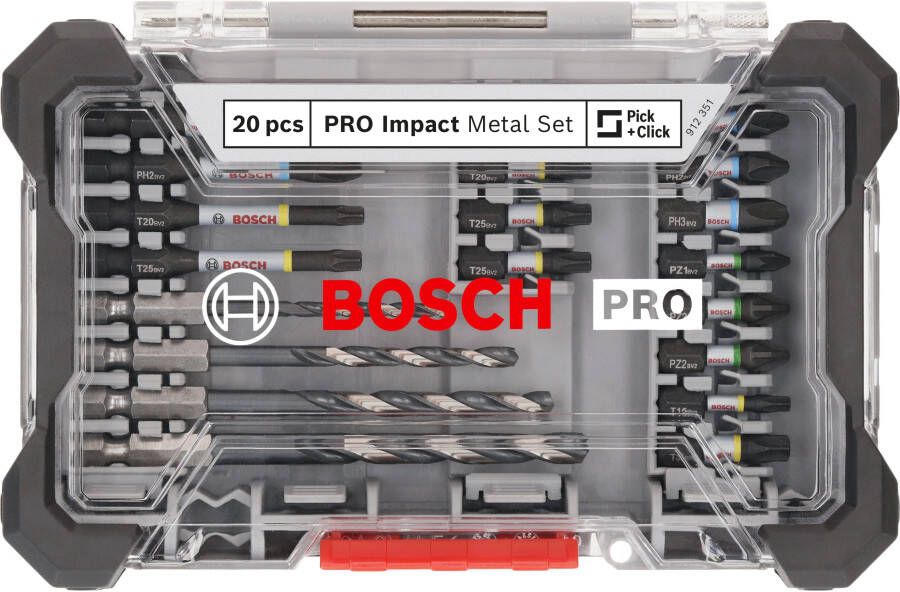 Bosch Accessoires PRO Impact Metal Set | 20-dlg. 2608521U84