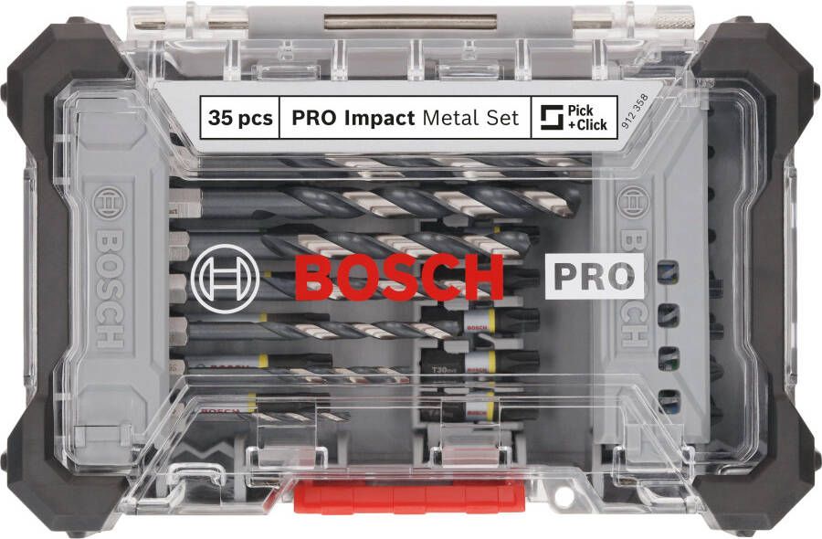 Bosch Accessoires PRO Impact Metal Set | 35 pcs 2608521U81