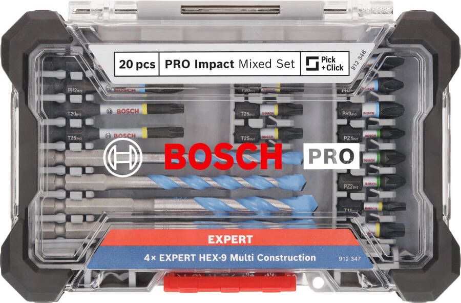 Bosch Accessoires PRO Impact Mixed Set | 20-dlg. 2608521U83