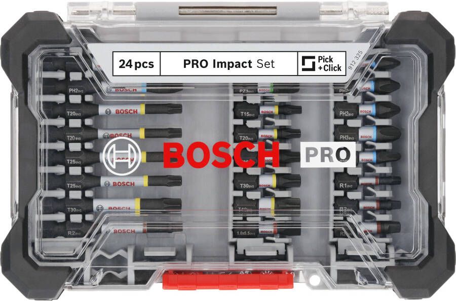 Bosch Accessoires PRO Impact schroefbitset | 24-delig 2608521U75