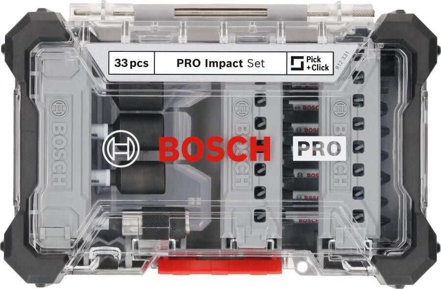 Bosch Accessoires PRO Impact schroefbitset | 33-delig 2608521U76