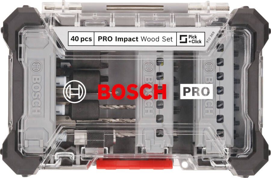 Bosch Accessoires PRO Impact Wood Set | 40-delig 2608521U87