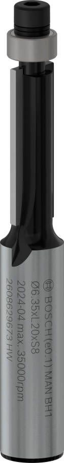 Bosch Accessoires PRO Kopieerfrees met kogellager beneden | Ø 6 35 x L 20 | schacht 8 mm 2608629673
