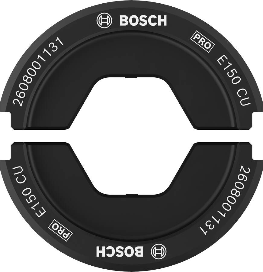 Bosch Accessoires PRO Krimpmatrijs | E150 CU | 150 mm | Koper 2608001131