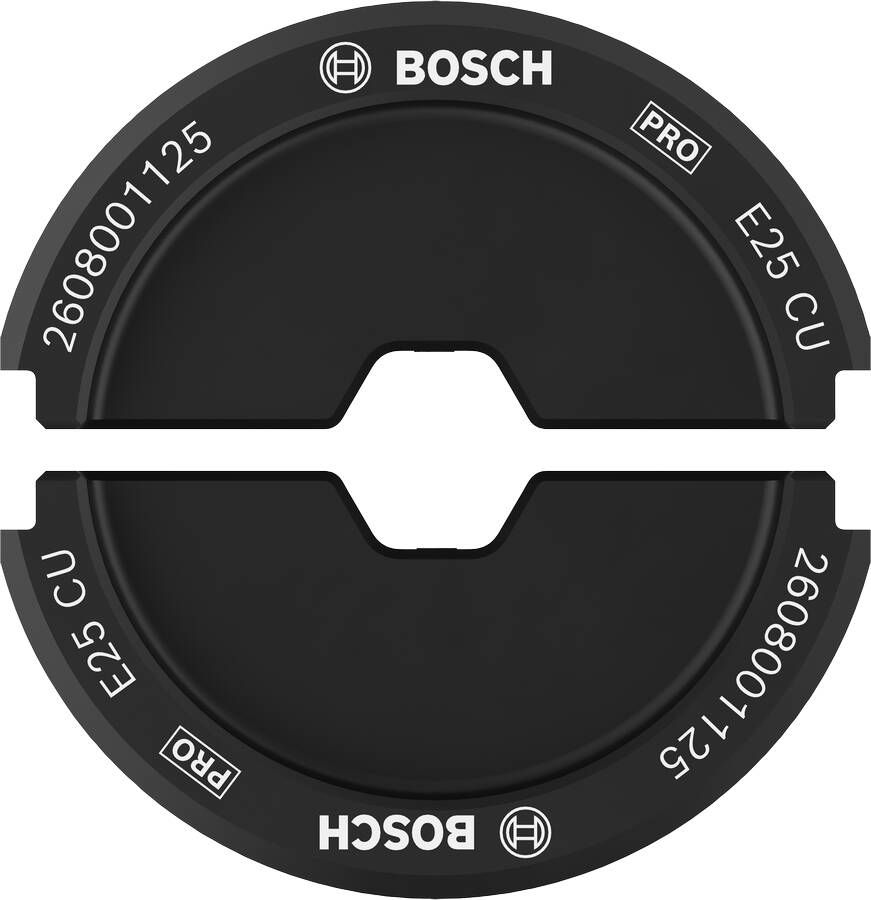 Bosch Accessoires PRO Krimpmatrijs | E25 CU | 25 mm | Koper 2608001125