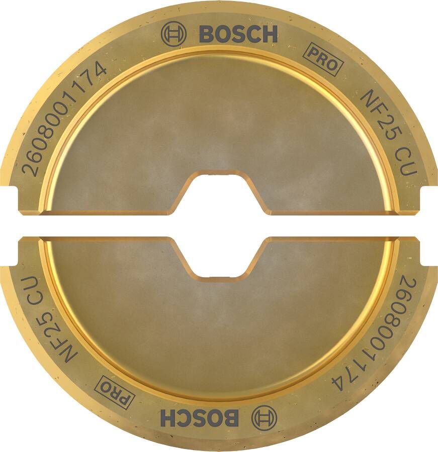 Bosch Accessoires PRO Krimpmatrijs | NF25 CU | 25 mm | Koper 2608001174