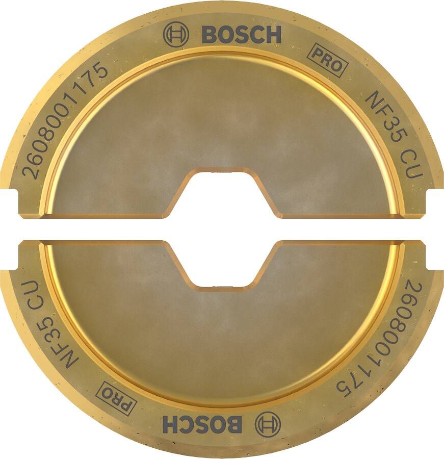 Bosch Accessoires PRO Krimpmatrijs | NF35 CU | 35 mm | Koper 2608001175
