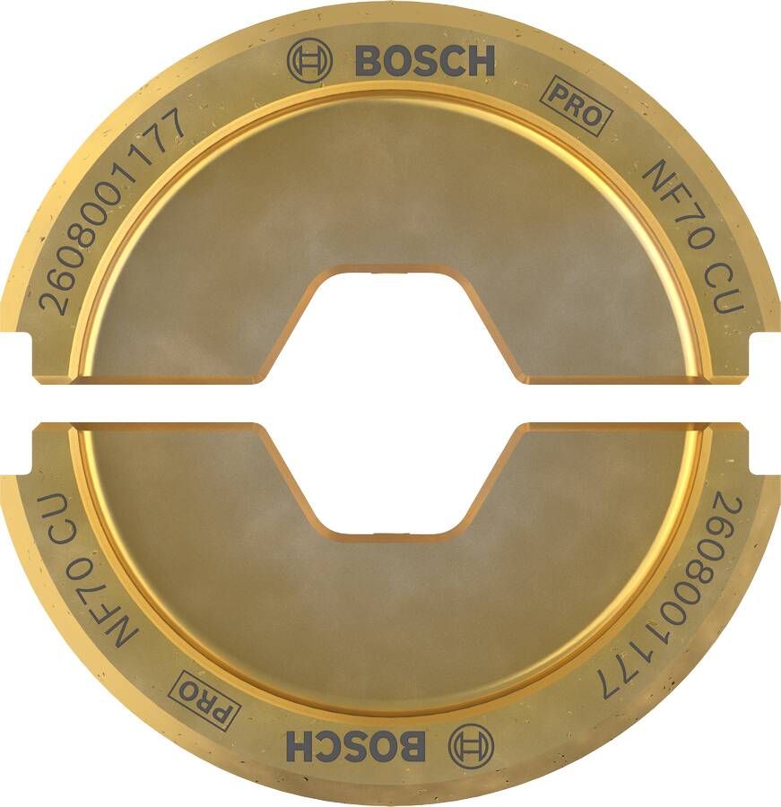 Bosch Accessoires PRO Krimpmatrijs | NF70 CU | 70 mm | Koper 2608001177
