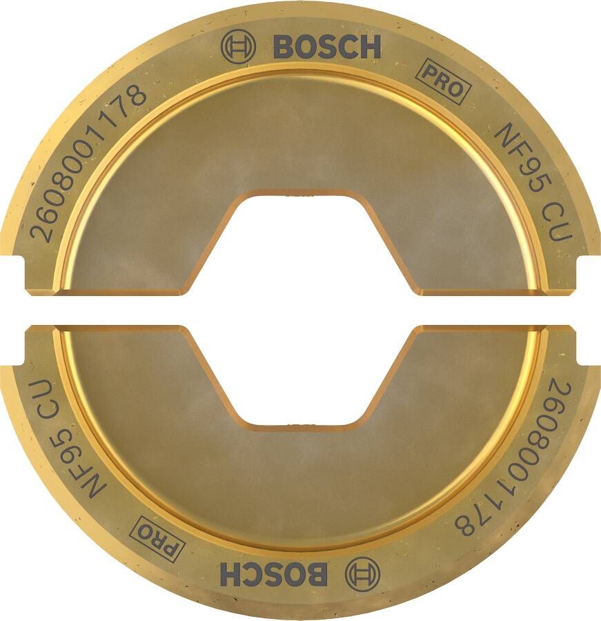 Bosch Accessoires PRO Krimpmatrijs | NF95 CU | 95 mm | Koper 2608001178