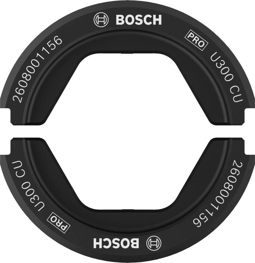 Bosch Accessoires PRO Krimpmatrijs | U300 CU | 300 mm | Koper 2608001156