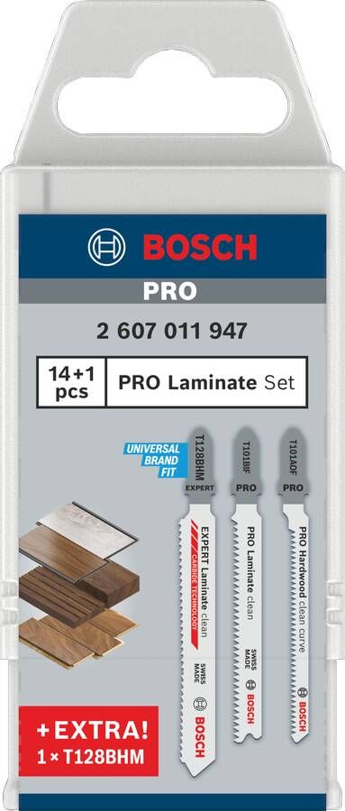 Bosch Accessoires PRO Laminate Set | 15-delig 2607011947