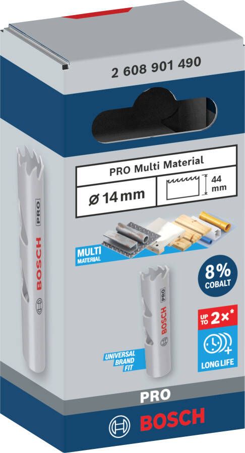 Bosch Accessoires PRO Multi Material gatzaag | 14 mm | met schroefdraad 2608901490