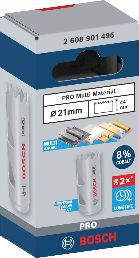 Bosch Accessoires PRO Multi Material gatzaag | 21 mm | met schroefdraad 2608901495