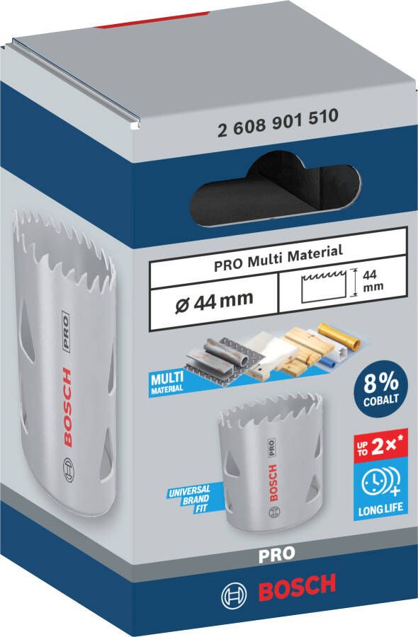 Bosch Accessoires PRO Multi Material gatzaag | 44 mm | met schroefdraad 2608901510