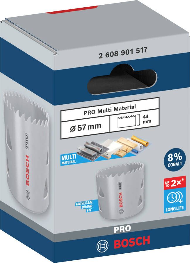 Bosch Accessoires PRO Multi Material gatzaag | 57 mm | met schroefdraad 2608901517