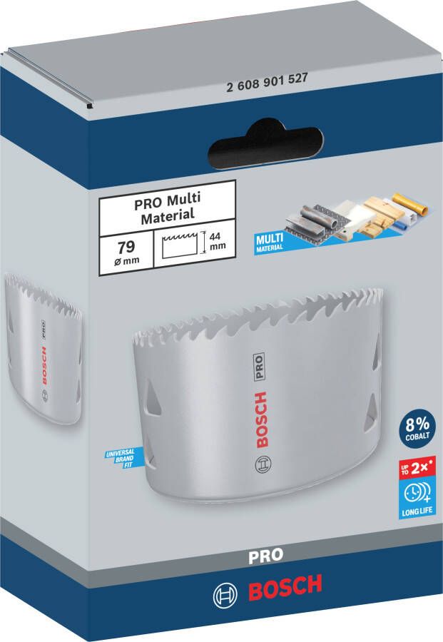 Bosch Accessoires PRO Multi Material gatzaag | 79 mm | met schroefdraad 2608901527