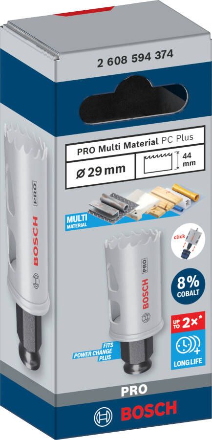 Bosch Accessoires PRO Multi Material PC Plus gatzaag | 29 mm 2608594374