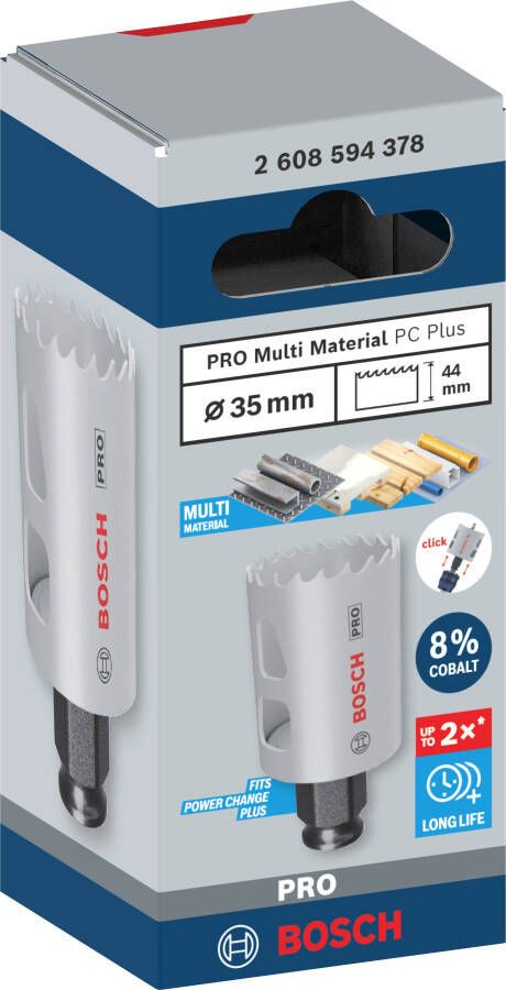 Bosch Accessoires PRO Multi Material PC Plus gatzaag | 35 mm 2608594378