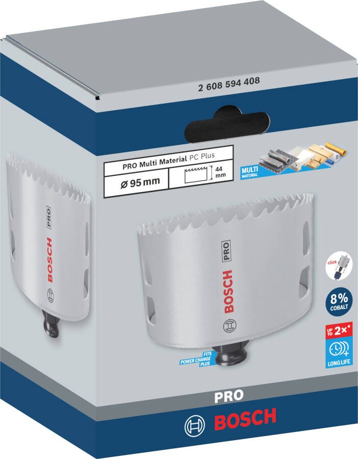 Bosch Accessoires PRO Multi Material PC Plus gatzaag | 95 mm 2608594408