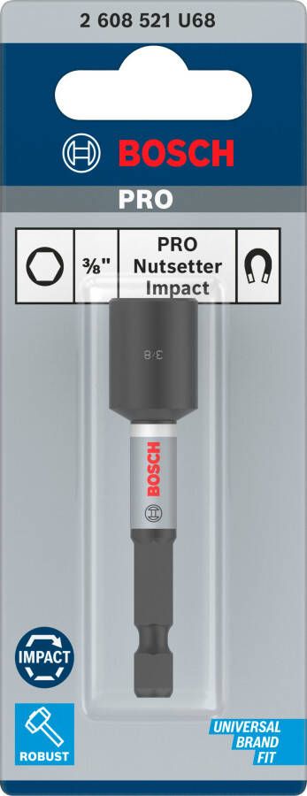 Bosch Accessoires PRO Nutsetter Impact | dop | 3 8" x 65 mm 2608521U68