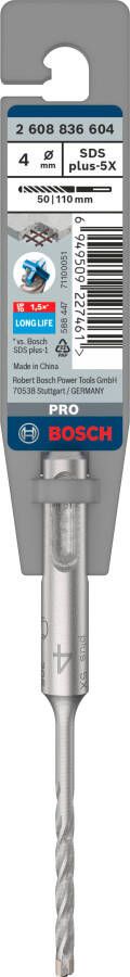 Bosch Accessoires PRO SDS plus-5X hamerboor | 4 x 50 x 110 mm 2608836604