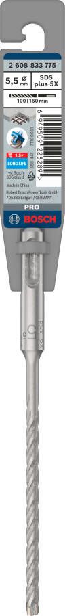 Bosch Accessoires PRO SDS plus-5X hamerboor | 5 |5 x 100 x 160 mm 2608833775