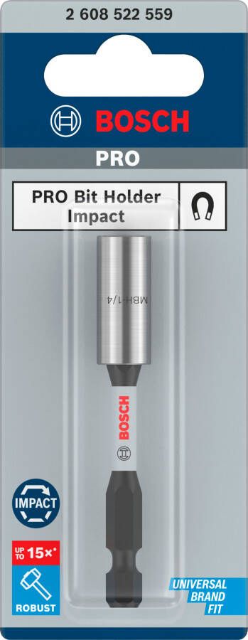 Bosch Accessoires PRO Standard Bit Holder Impact | 75 mm 2608522559