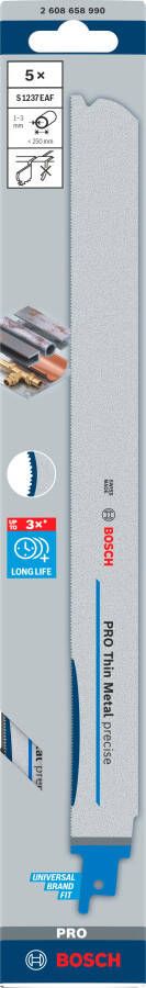 Bosch Accessoires PRO Thin Metal precise S1237EAF zaagblad | 1 |1 x 25 x 300 mm | 5-delig 2608658990