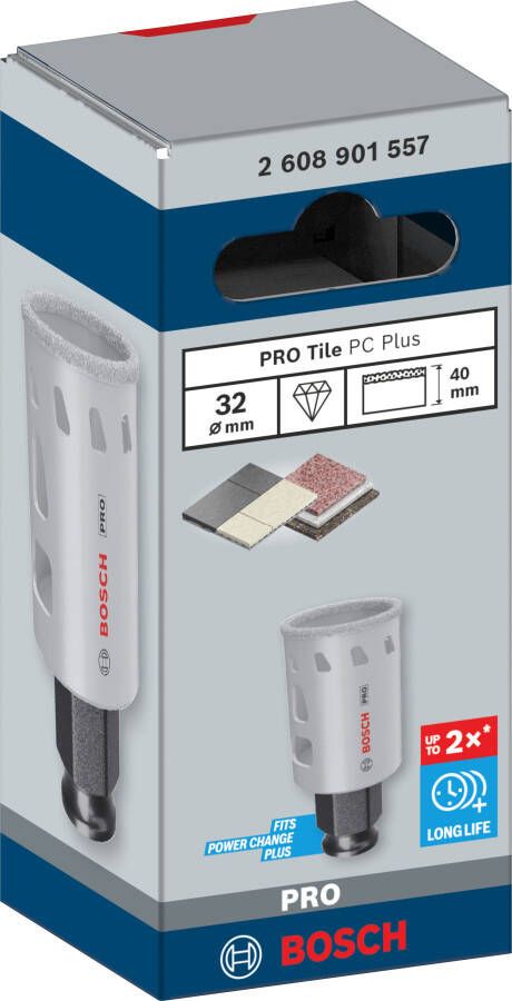 Bosch Accessoires PRO Tile PC Plus gatzaag | 32 mm | HS 2608901557