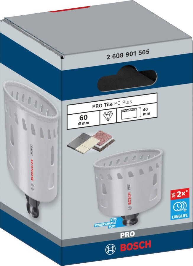 Bosch Accessoires PRO Tile PC Plus gatzaag | 60 mm | HS 2608901565