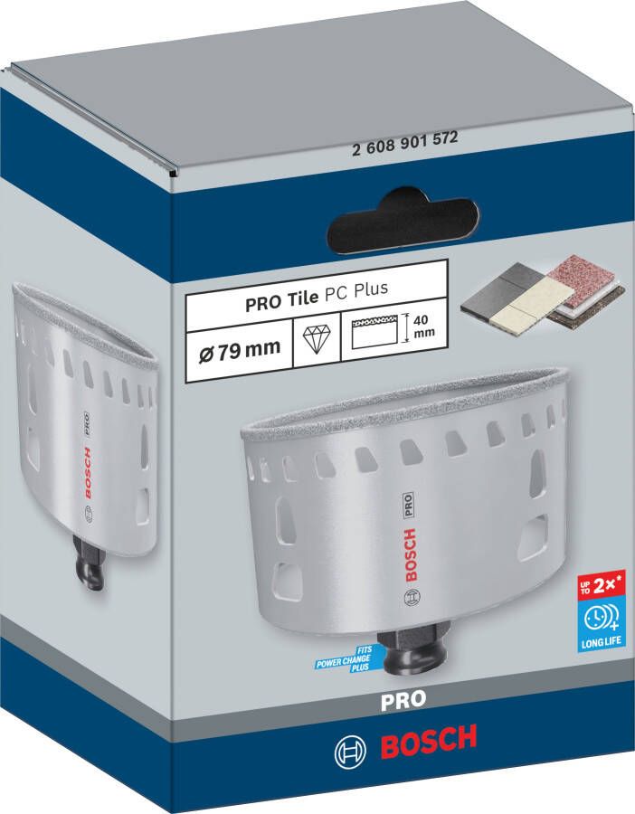 Bosch Accessoires PRO Tile PC Plus gatzaag | 79 mm | HS 2608901572