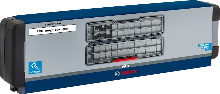 Bosch Accessoires PRO Tough Box Large voor accessoires | 50 x 120 x 355 mm 2607011826