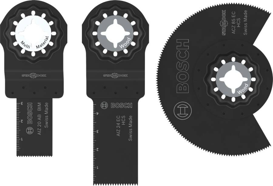 Bosch Accessoires PRO Wood and Soft Metal Zaagbladenset | 3-delig 2608669333
