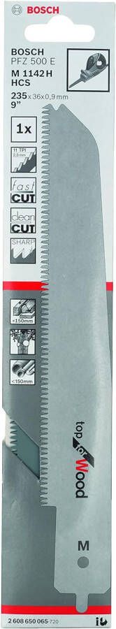 Bosch Accessoires Reciprozaagblad M 1142 H voor multizaag PFZ 500 E 2608650065