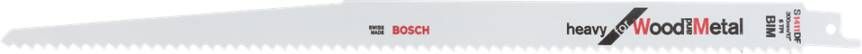 Bosch Accessoires Reciprozaagblad S 1411 DF Heavy for Wood and Metal 2st 2608654834