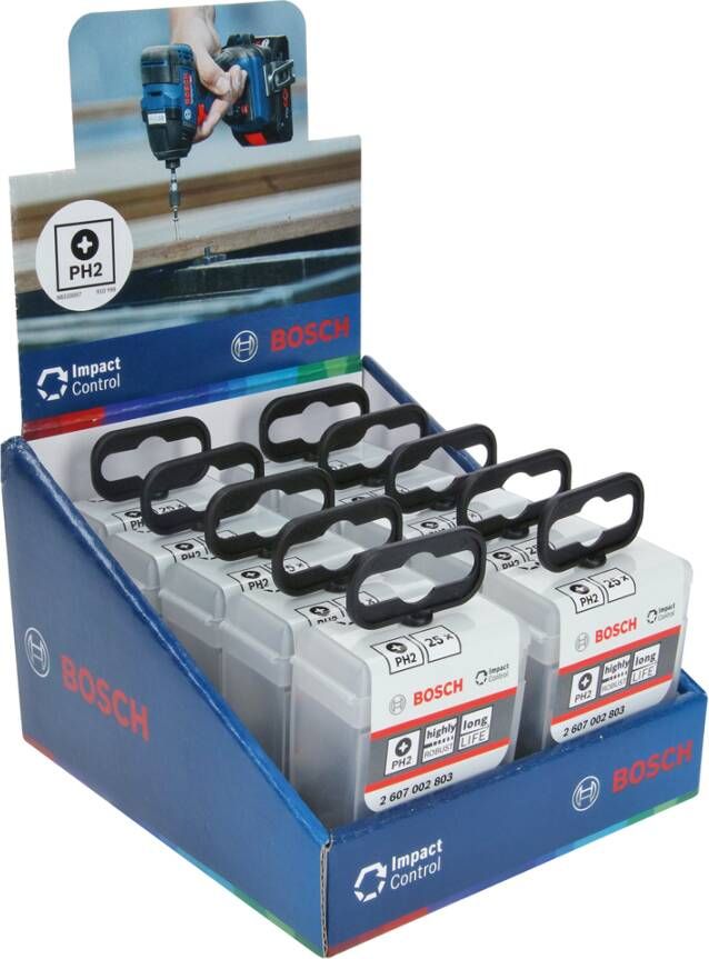Bosch Accessoires Schroevendraaierbit | TICTAC box | 25x Impact T20 25mm 2607002805